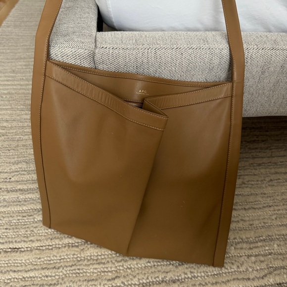 APC camel leather tote bag - Picture 5 of 6